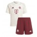 Camisa de Futebol Bayern Munich Dayot Upamecano #2 Equipamento Alternativo Infantil 2023-24 Manga Curta (+ Calças curtas)